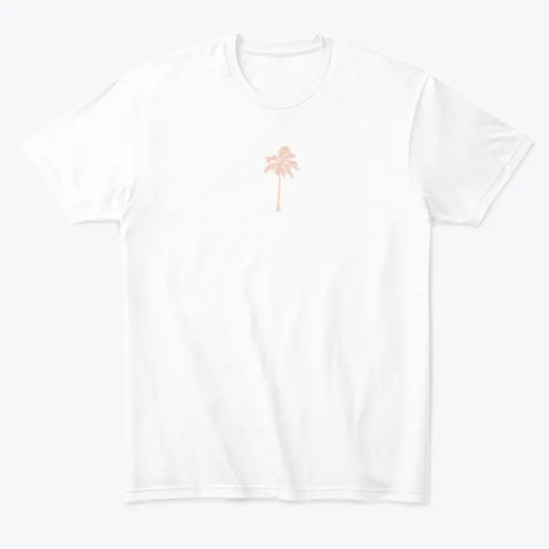 Peach Palm Tree Hoodie and Tee